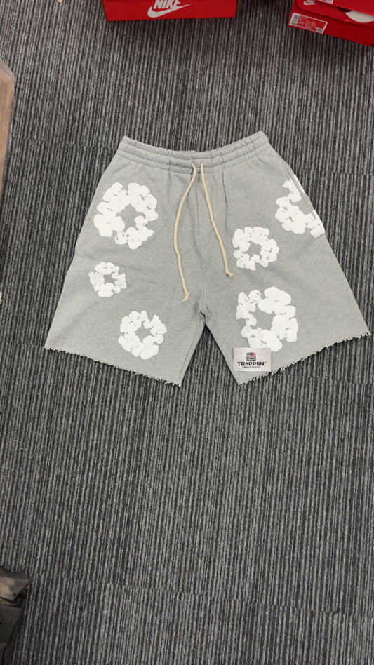 Denim tear shorts